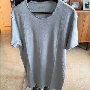 All Saints figure Tee color called Breezy Blue, Men's Shirt